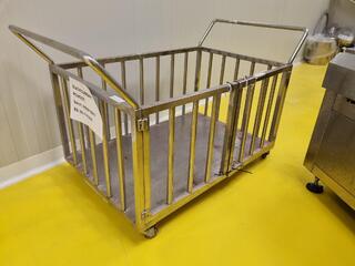 Stainless Steel Trolley w/ Side Doors