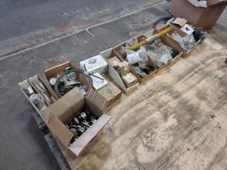 Large Assortment of Pneumatic Fittings and Parts