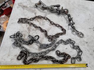 Assorted Shoet Chain Lengths + D-Shackles & Bow Shackles