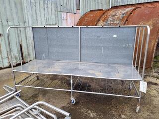 Stainless Steel Trolley Bench