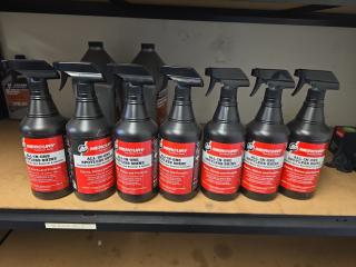 6 Packs of Mercury Spray Cleaner