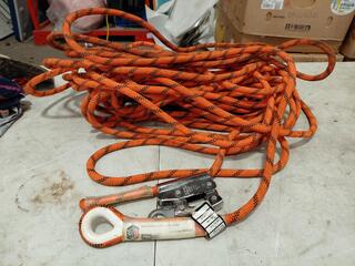 12mm Kermantle 30m Rope with Rope Grab