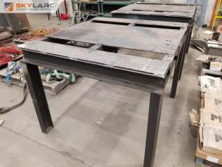 Heavy Duty Steel Workshop Table