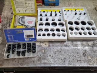 Assorted Nitrile O-Rings, w/ Splicing Kit + Rubber Grommetts