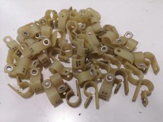 60x Aviation Plastic Loop Clamps for Wire Support Type MS25281 R8