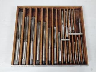 Vintage Imperial Size Reamers in Custom Wood Case