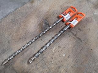 2x Ramset R3 Masonry Drill Bits