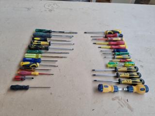 Large Assortment of Screw Drivers