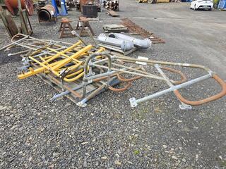 Handrailing Bollards and Angled and Straight Hand Rail Sections