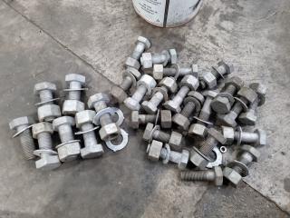 27x M30 and M35 Bolts, Nuts, Washers