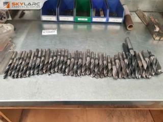 39 x Large Diameter HSS Drill Bits