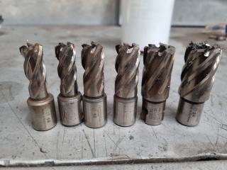 6 x Annular Cutters