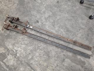 2x 1200mm Sash Clamps