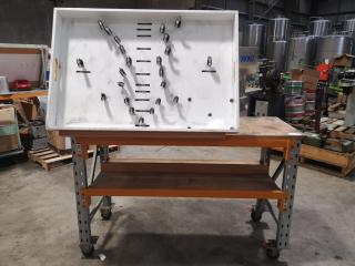 Mobile Workshop Table Shelf