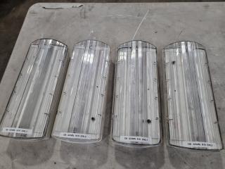 4x Menvier Britelite Plus Flourecent Emergency Lighting Units