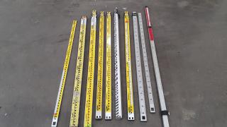 Assorted Measuring Staffs