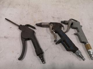 3x Assorted Air Blower Guns