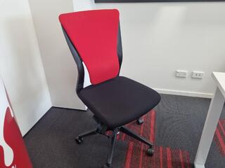 Stylish Red/Black Office Desk Chair