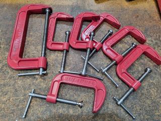 7x ToolPro G-Clamps