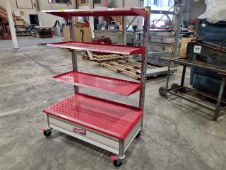 Mobile Adjustable Retail Shelving Unit