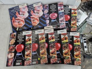 9x Weber BBQ Cookbooks