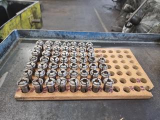 53 Assorted Screw Machine Collets