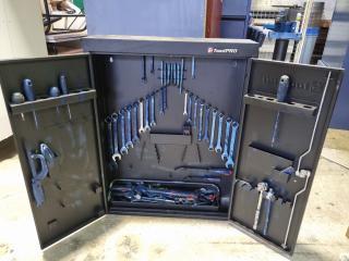 Toolpro Wall Mounted Cabinet and Tools 