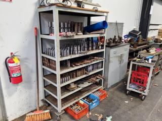 Heavy Duty Mobile Workshop Shelving Unit