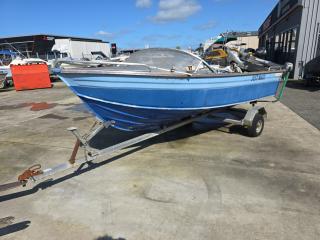 Fryan Aluminum Boat with Trailer