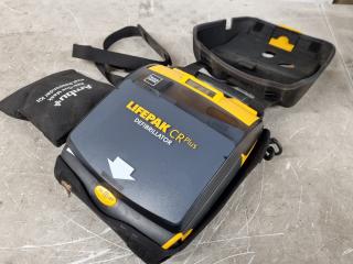 LifePak CRPlus Defibrillator, low battery