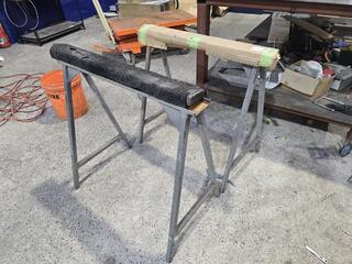 2 x Steel Trestles 