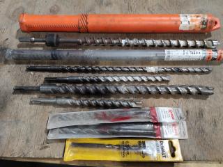 8x Assorted Masonry Drill Bits