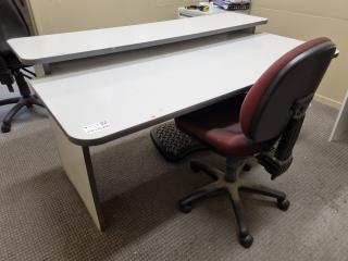 Office Workstation Desk w/ Chair