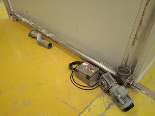 Stainless Auger Screw Conveyor with 1.5kW Motor