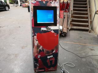 Mobile Retail Event Kiosk w/ LCD Touch Screen Monitor