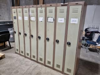 8-Door Personnel Locker Unit by Precision