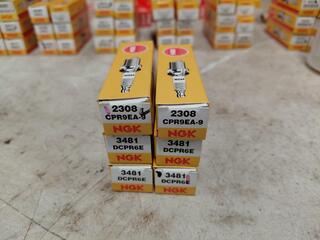 NGK CPR9EA-9 and DCPR6E spark plugs