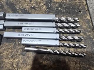 6 x Hanita End Mills 