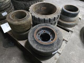 Assorted Solid Forklift Tyres