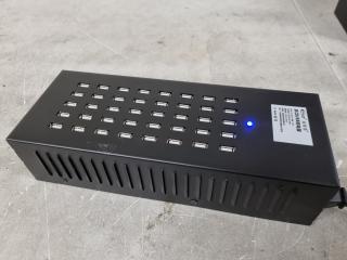 40-Port USB-A, 5.5V Charging Base