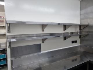 7 x Stainless Shelves