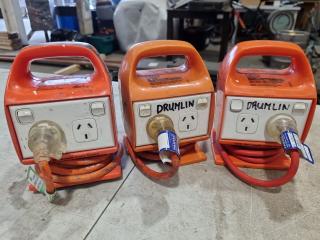 3x HPM Electrosafe 4-Way Power Centres