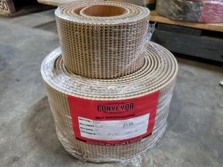 3x Industrial Conveyor Belt Rolls