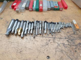 Large Lot of Small Mill Cutters