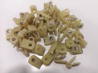 50x Aviation Plastic Loop Clamps for Wire Support Type MS25281 R2