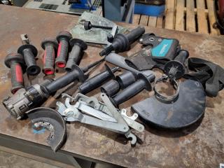 Assorted Power Tool Accessories, Parts, Components