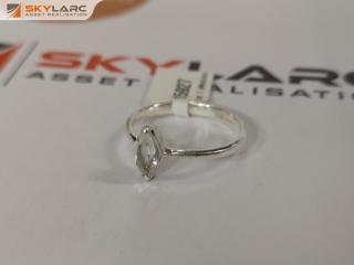 Marquise Cut Ring | Medium | Clear Quartz