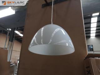 Stylish White Glass Hanging Light, New