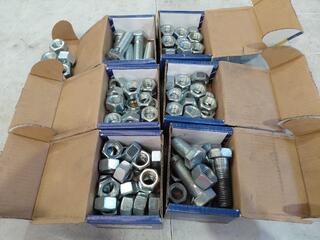 Hex nuts and bolts assortment