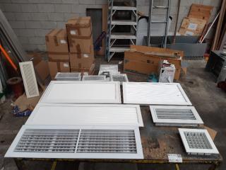 6 x Assorted Exterior Vent Grilles.